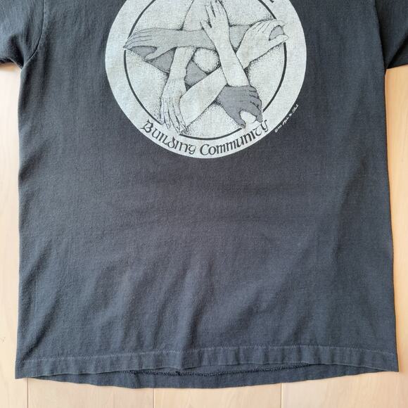 Vintage Dragon Fest Shirt Large Black 90s Dungeons & Dragons Magic Movie 1992 - Picture 4 of 8